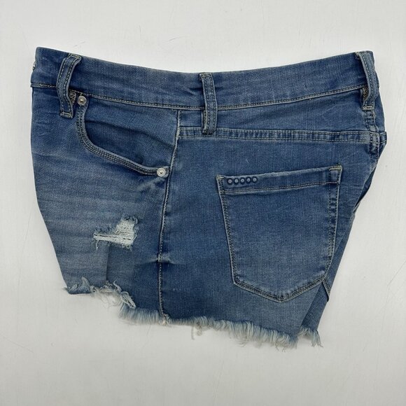 Blank NYC Wedge Short Women's Size 27 Stretch Cut-Off Distressed Jean Shorts NWT - Picture 2 of 8